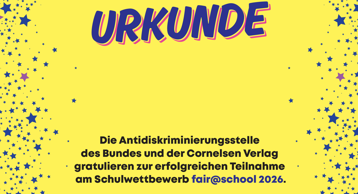 Ausschnitt aus der Urkunde mit Schriftzug