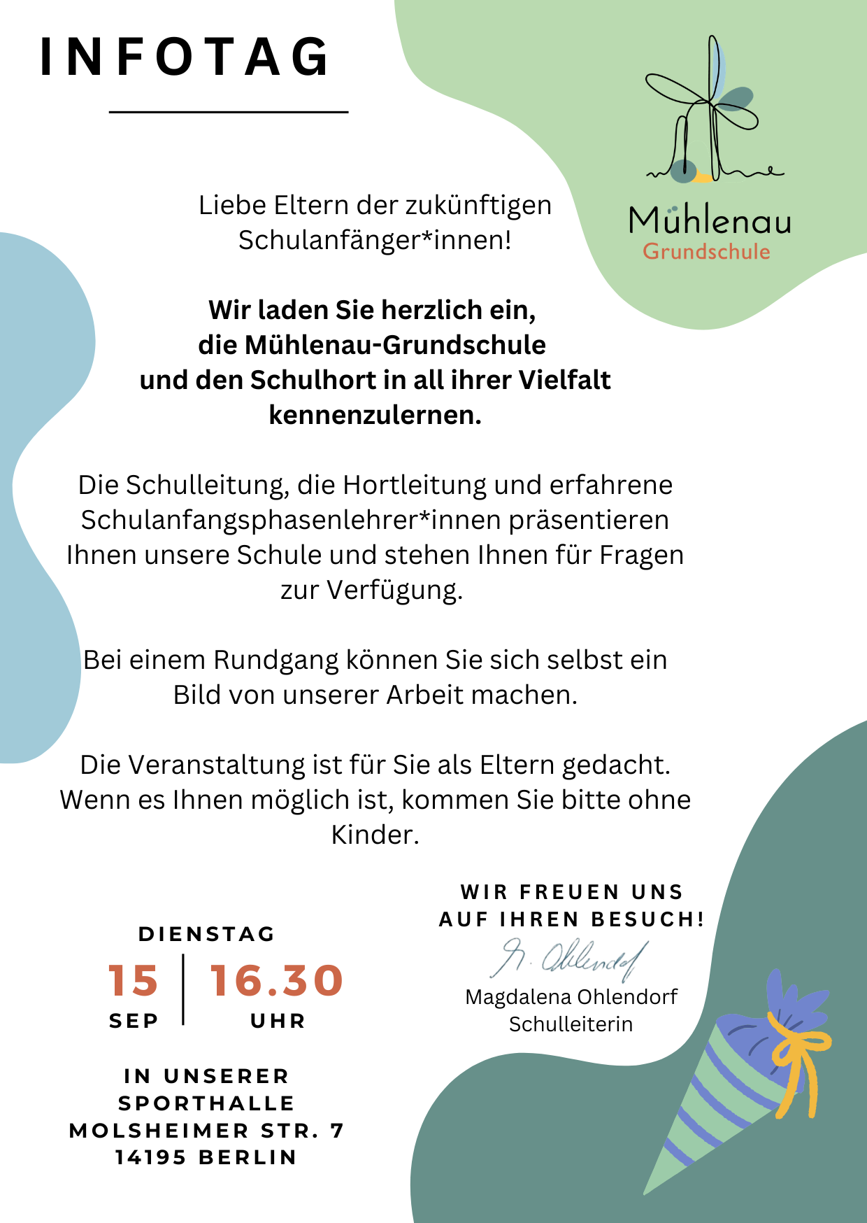 INFOTAG Flyer Schulanf 26 27